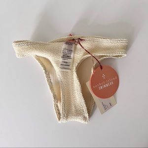 Sorbet Island Swimwear Vanilla Crinkle Bikini Bottoms
